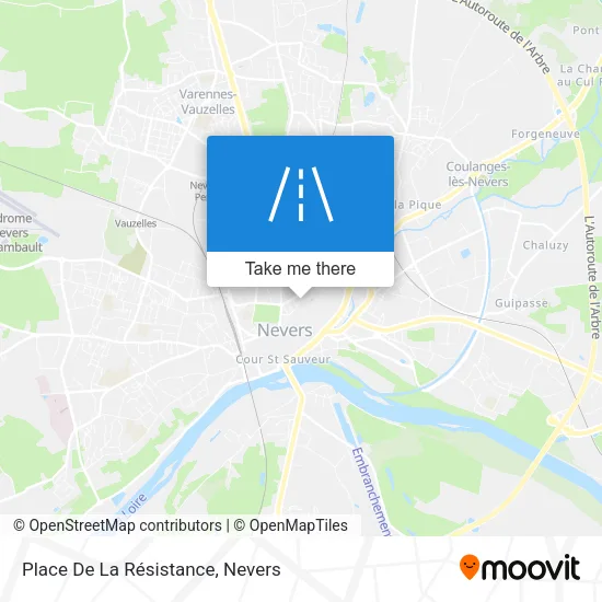 Place De La Résistance map