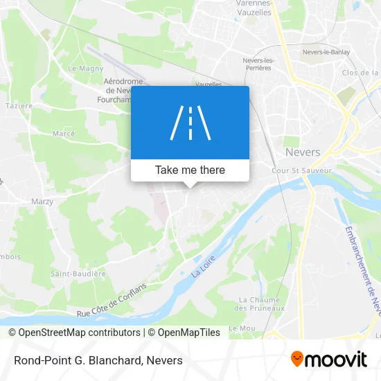 Rond-Point G. Blanchard map