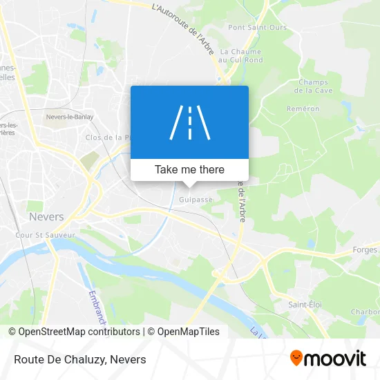 Route De Chaluzy map
