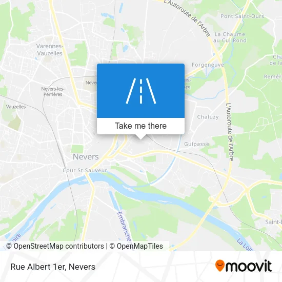 Rue Albert 1er map