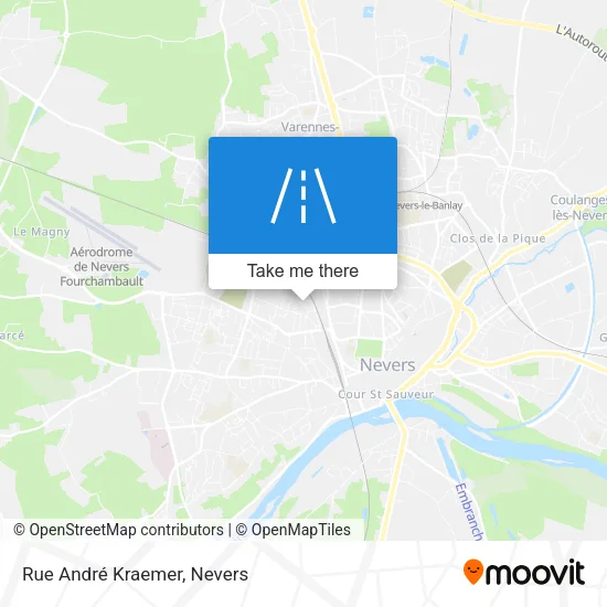 Rue André Kraemer map