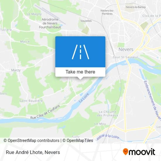 Rue André Lhote map