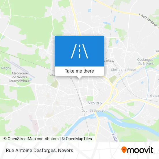 Rue Antoine Desforges map