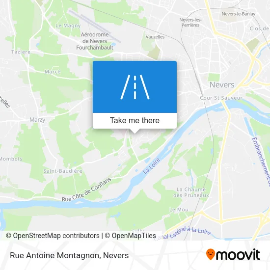 Rue Antoine Montagnon map