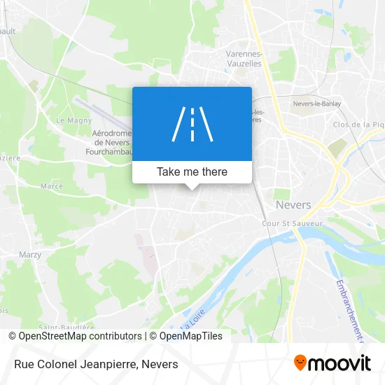 Rue Colonel Jeanpierre map