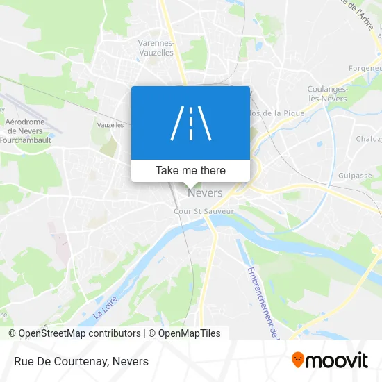 Rue De Courtenay map