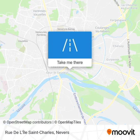 Rue De L'Île Saint-Charles map