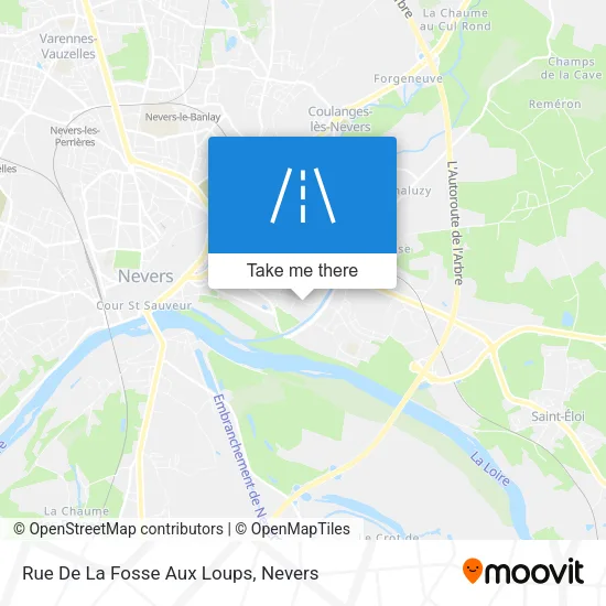Rue De La Fosse Aux Loups map