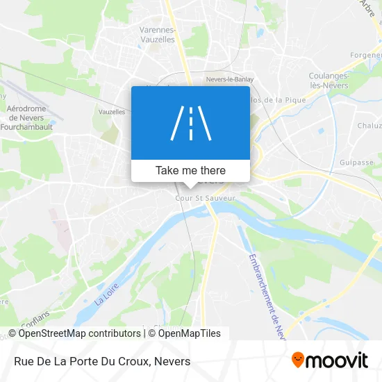 Rue De La Porte Du Croux map