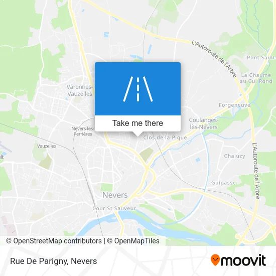 Rue De Parigny map