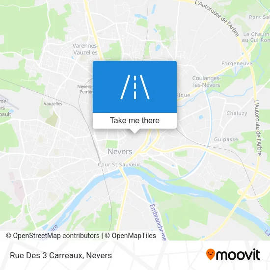 Rue Des 3 Carreaux map