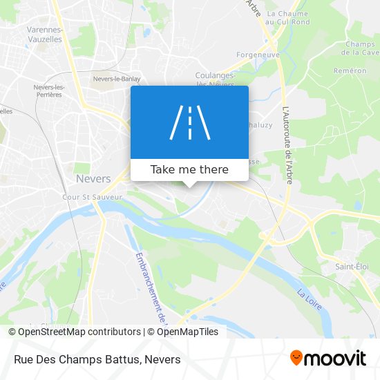 Mapa Rue Des Champs Battus