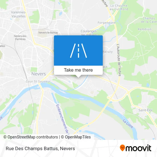 Rue Des Champs Battus map