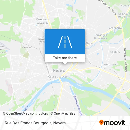 Rue Des Francs Bourgeois map