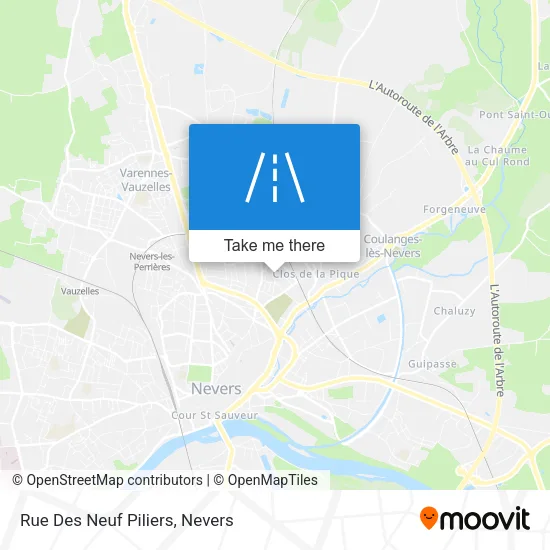 Rue Des Neuf Piliers map