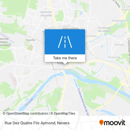 Rue Des Quatre Fils Aymond map