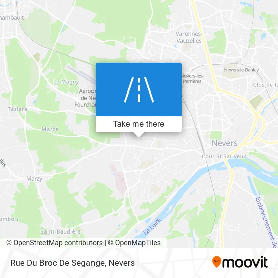 Rue Du Broc De Segange map