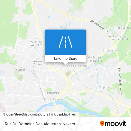 Rue Du Domaine Des Alouettes map