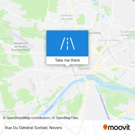 Rue Du Général Sorbier map