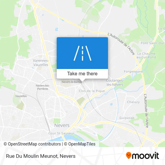 Rue Du Moulin Meunot map