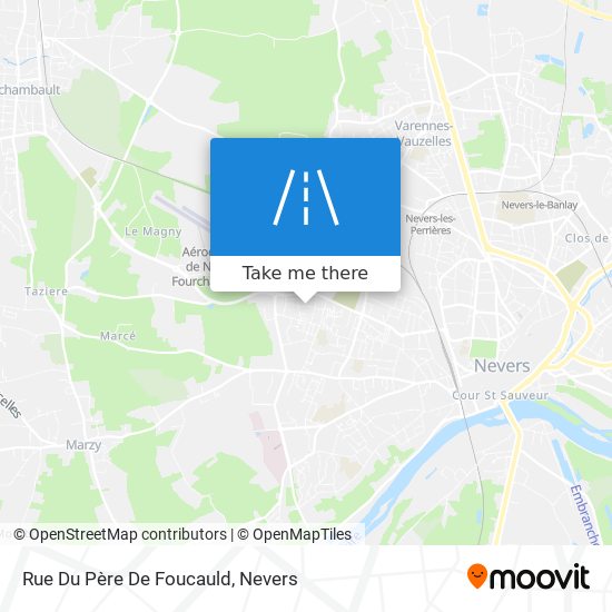 Mapa Rue Du Père De Foucauld
