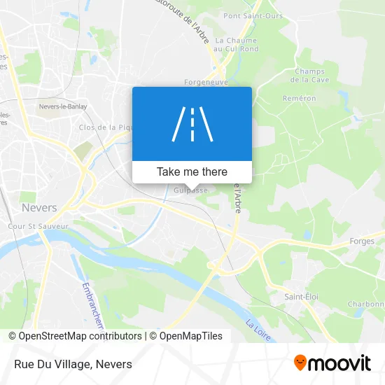 Rue Du Village map