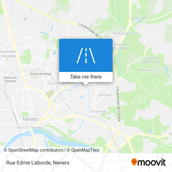 Mapa Rue Edme Laborde