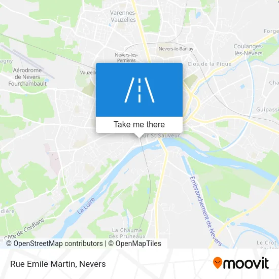 Rue Emile Martin map