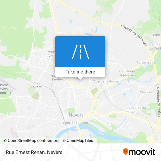 Rue Ernest Renan map