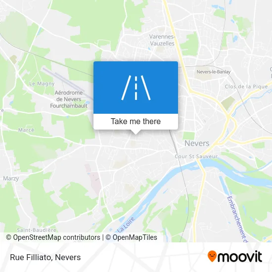 Rue Filliato map