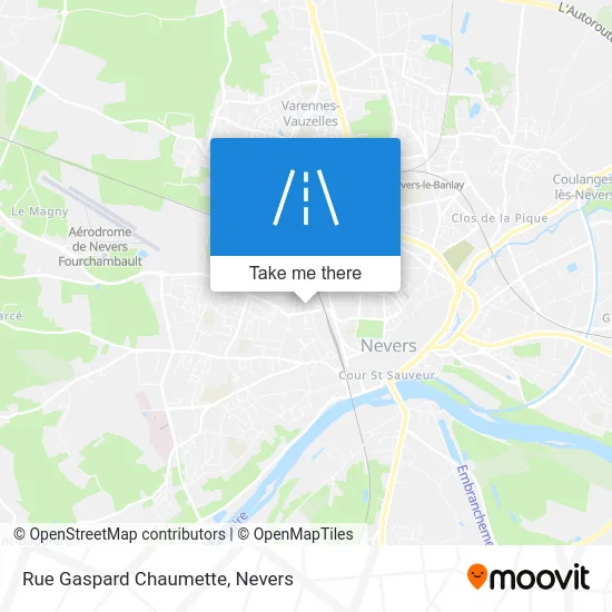 Mapa Rue Gaspard Chaumette