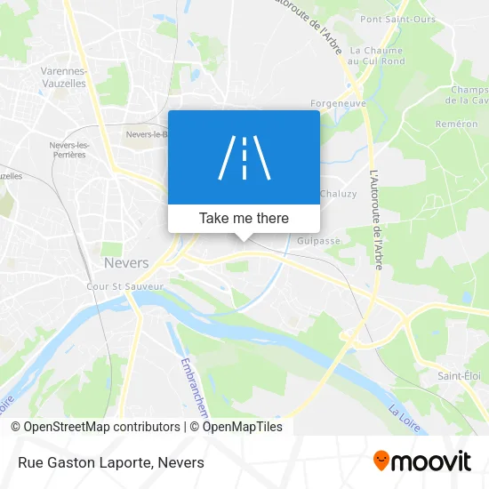Rue Gaston Laporte map