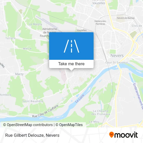 Rue Gilbert Delouze map