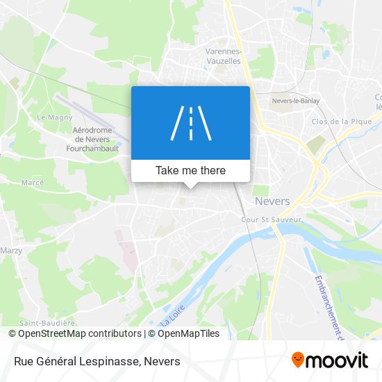 Mapa Rue Général Lespinasse