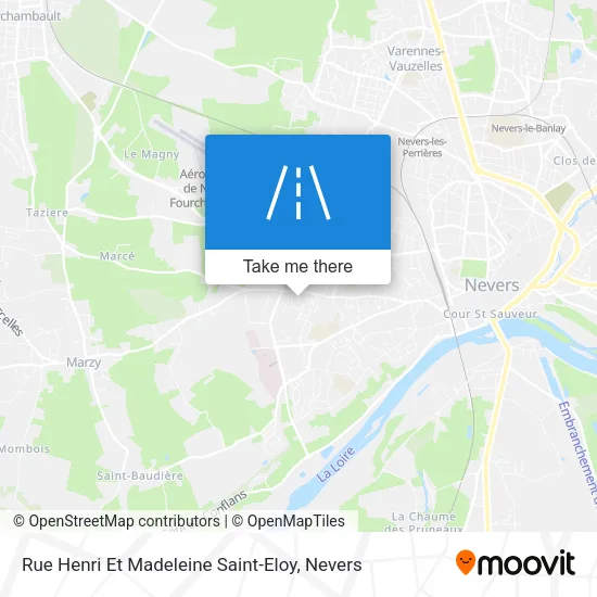 Rue Henri Et Madeleine Saint-Eloy map