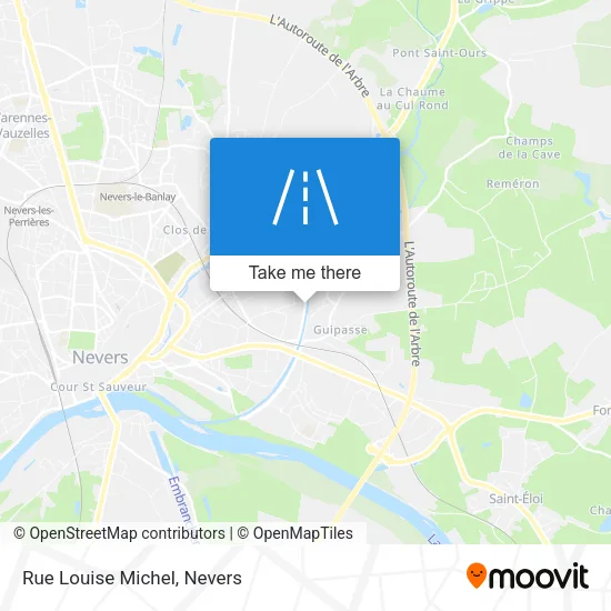 Rue Louise Michel map