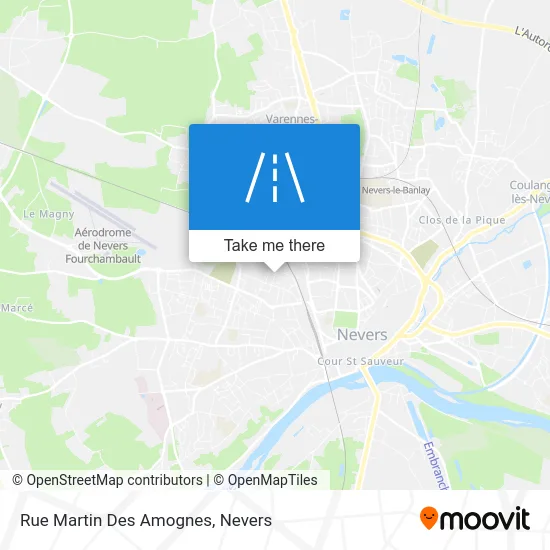 Rue Martin Des Amognes map