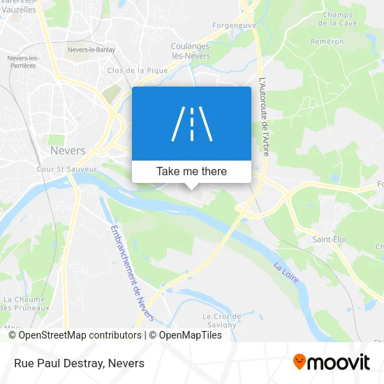 Rue Paul Destray map