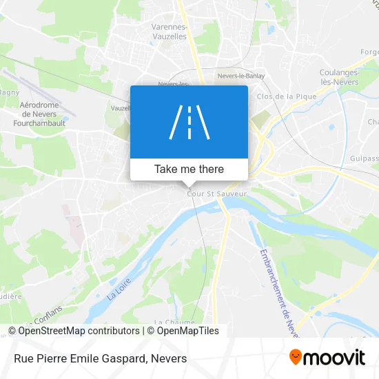 Rue Pierre Emile Gaspard map