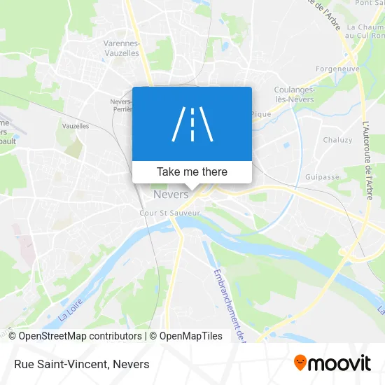 Rue Saint-Vincent map