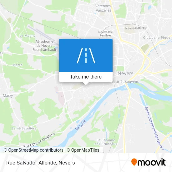 Rue Salvador Allende map