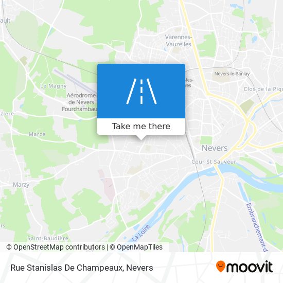 Mapa Rue Stanislas De Champeaux