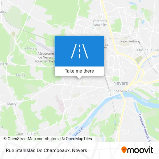 Rue Stanislas De Champeaux map
