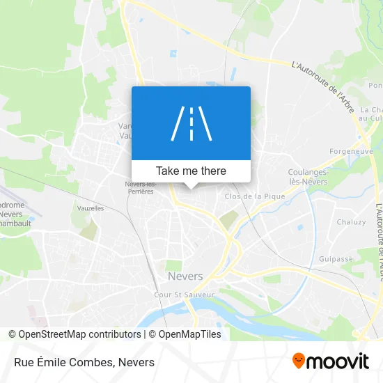 Rue Émile Combes map