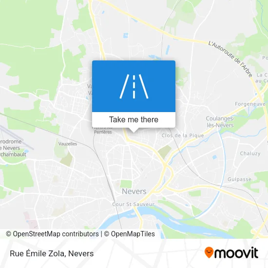 Rue Émile Zola map