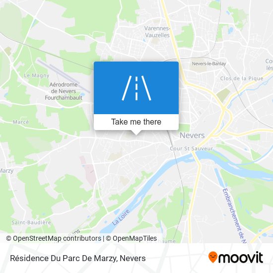 Résidence Du Parc De Marzy map