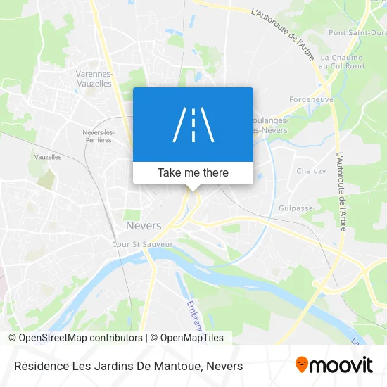 Résidence Les Jardins De Mantoue map