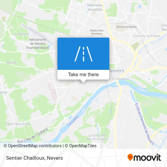 Sentier Chailloux map