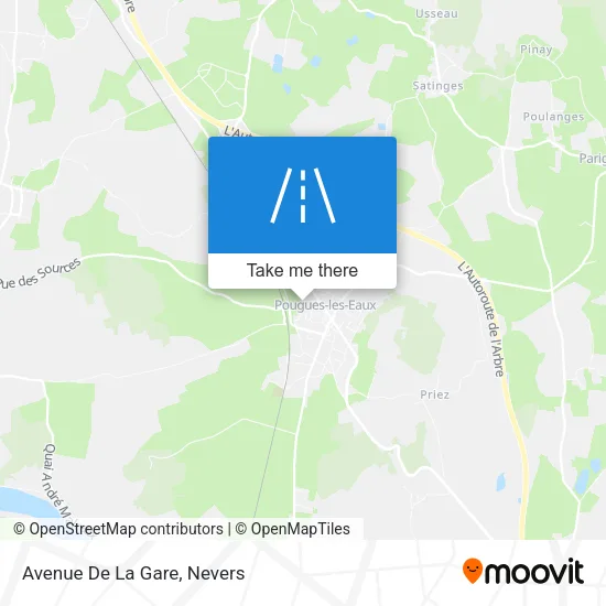 Avenue De La Gare map