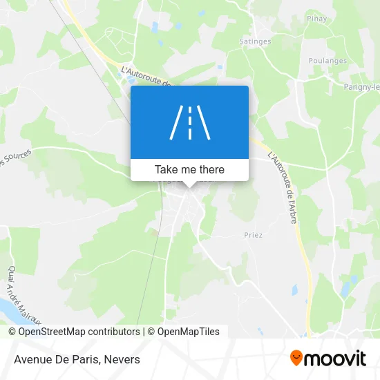 Avenue De Paris map